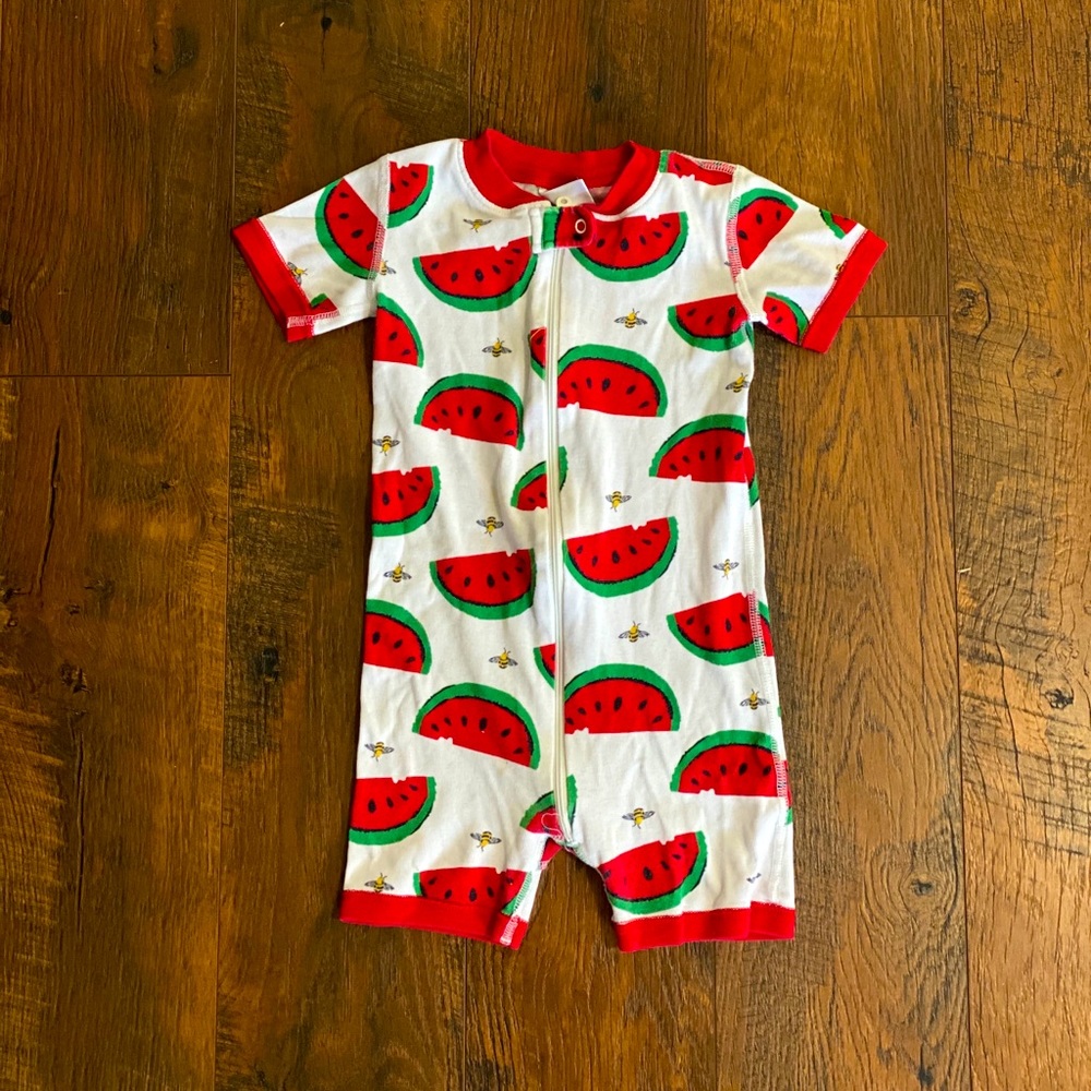 Watermelon/bumblebee Hanna Andersson pajamas